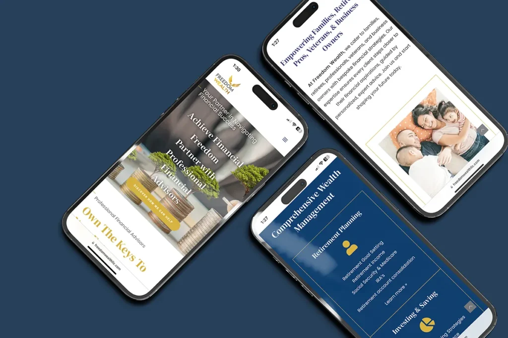 Freedom Wealth Mobile Mockup 1