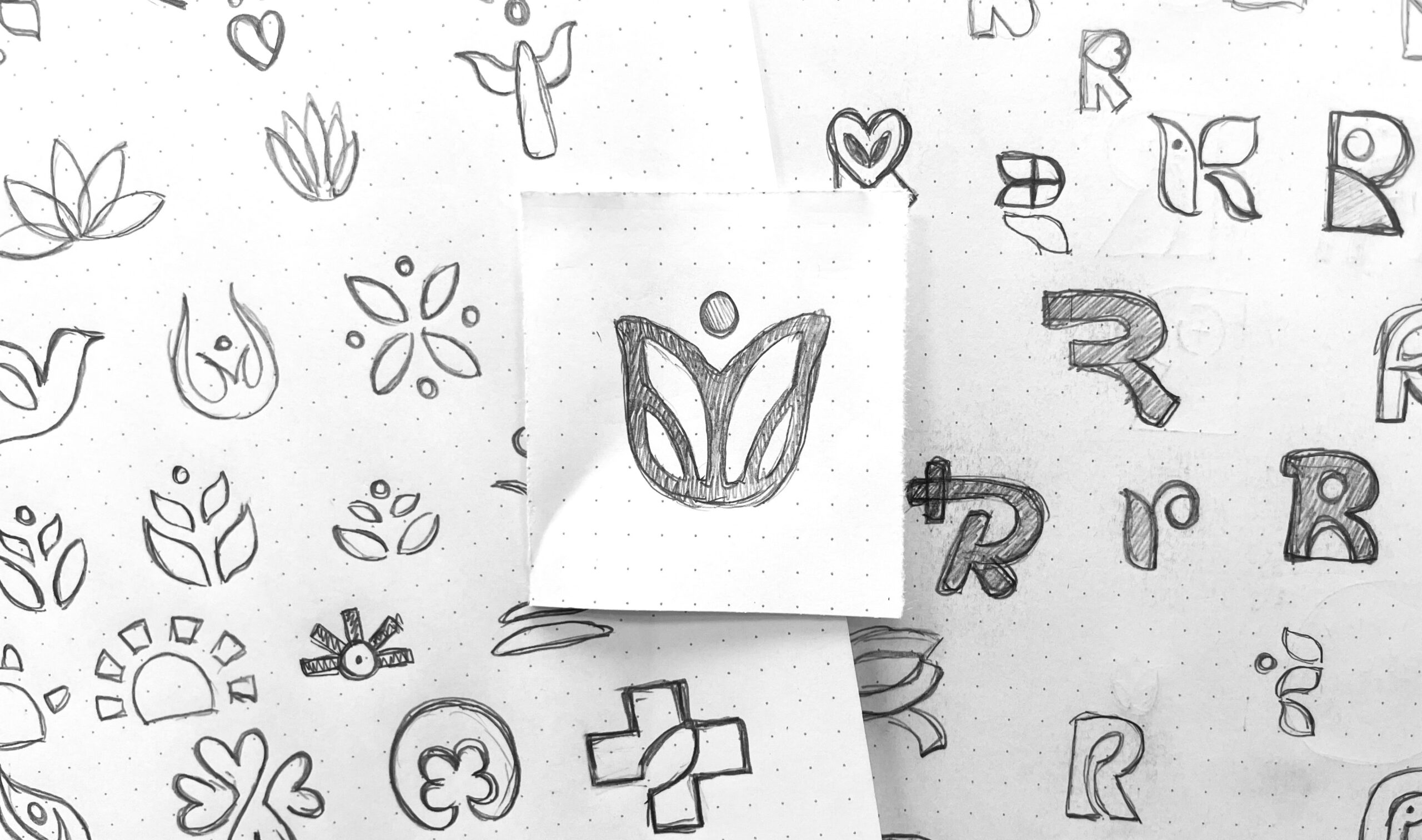 Logo Design Sketches for Remedy Clinic