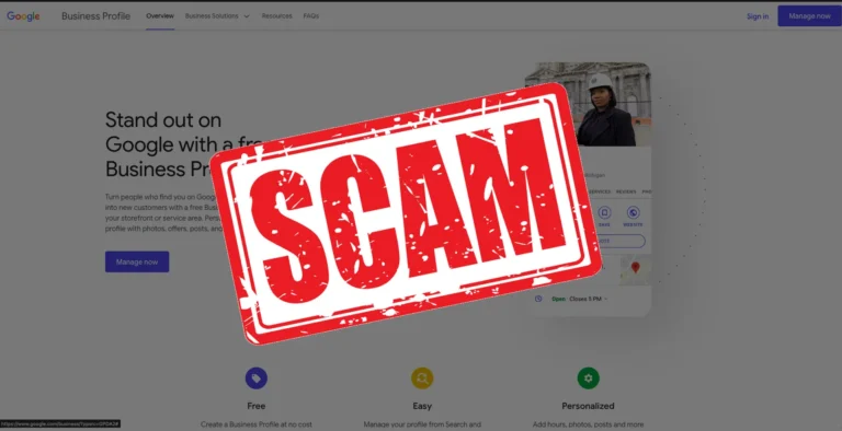 Steps to protect Google Business Profile from robocall scams